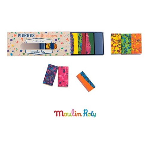 Kredki klocki woskowe Moulin Roty Kredki klocki woskowe Moulin Roty