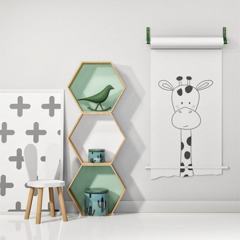 Uchwyt na papier do rysowania Sisto Baby White - SMALL