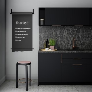 Uchwyt na papier typu kraft Sisto Kitchen Black - BIG